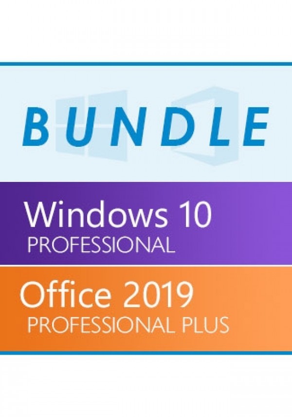 Windows 10 Professional + Office 2019 Professional Plus- Bundle