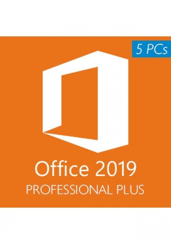 Office 2019 Pro Plus- 5 PCs