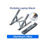 Foldable Stand Adjustable Portable Bracket Support Base Aluminum Alloy Holder For Macbook & Laptop