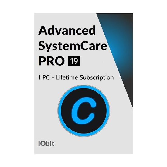 iObit Advanced SystemCare 19 Pro - 1 PC (Permanent Subscription)