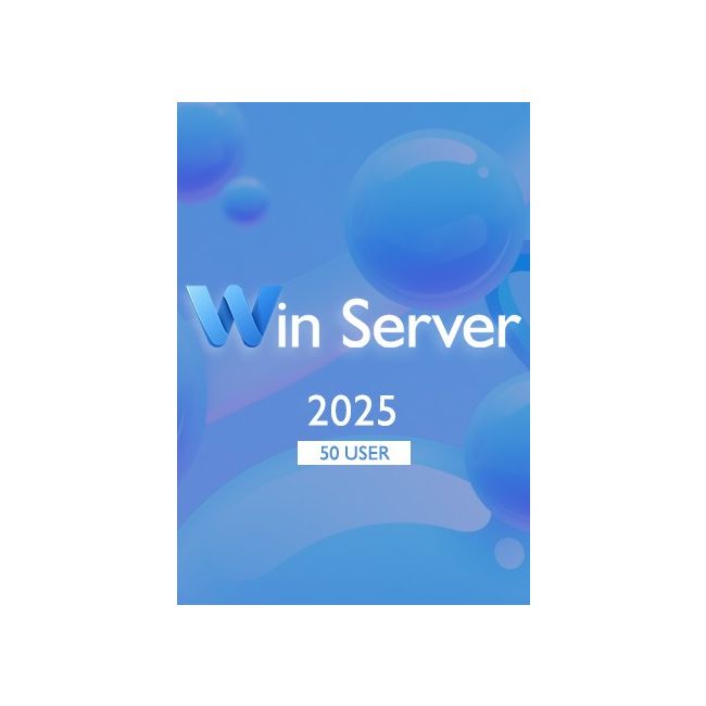 Win Server 2025 Remote Desktop - 50 User CALs Certificate