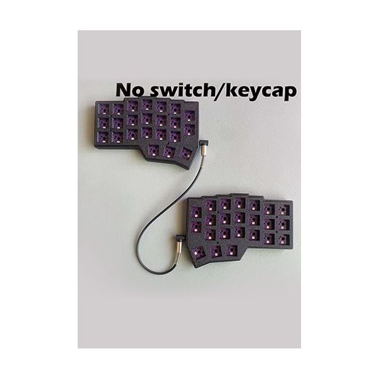 Corne V4.1 Hot-Swap Split Ergonomic Keyboard DIY Kit (Black, Barebone)